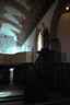Pulpit area inside the Lutheran Church