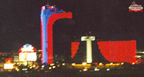The Rio at night.