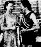 Decima Norman & Joy Quist - 1943 Pic