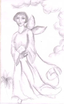 Angel w/ Book
