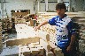 Istvan at the factory