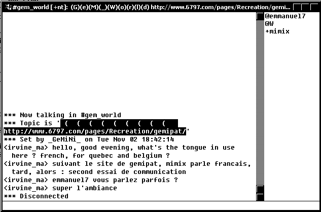 Dbuts de Irvine_ma sur IRC