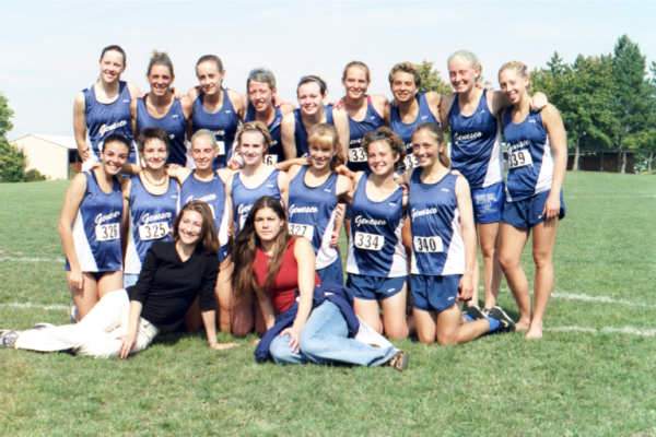 The girls team after the Geneseo Invitational