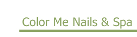 color me nails and spa logo