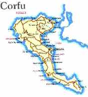 Corfu Map 