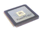 Picture of the Motorola PowerPC chip