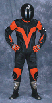 AGV Delta One Piece Suit Black/Red