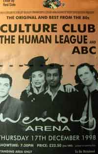 Culture Club tour ticket - 1998