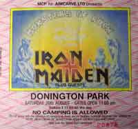 Monsters of Rock ticket - 1988