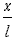 sin theta = displacement / length