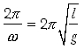 Time Period of oscillations - over 2PI