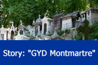 The Graveyard Cimetiere de Montmartre in Paris ...