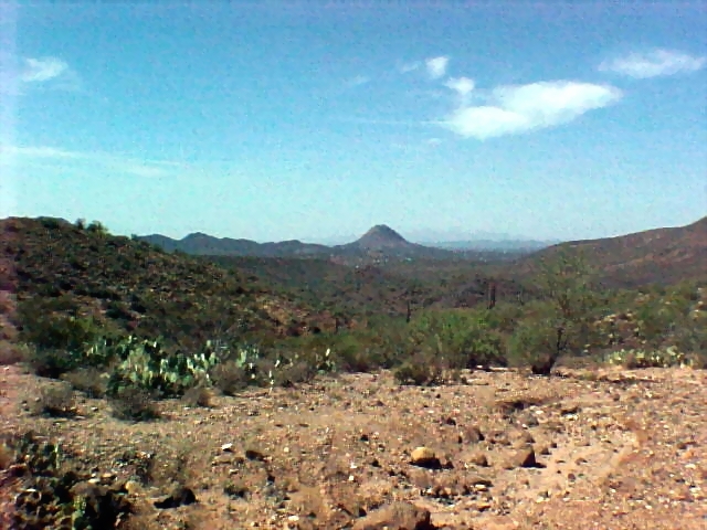 looking back toward home, that's Gavalin Peak