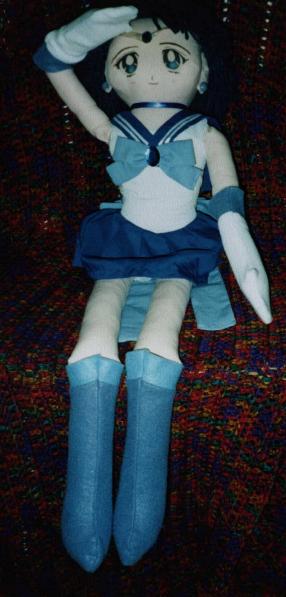 A front view of Sailor Mercury