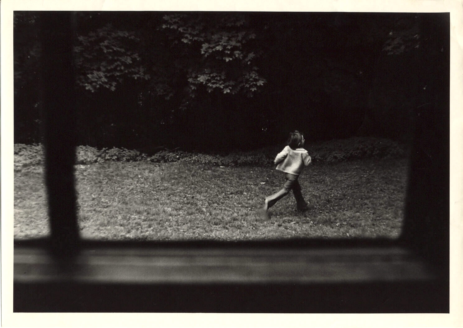 Child Running, Cold Spring, NY. 1973.