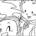 Chibi Marron, Trunks, and Goten play. ^_^