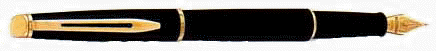 pen16Fountain Pen Waterman Hemisphere 12053 Mars Black.jpg (8332 bytes)