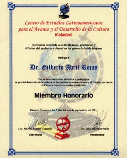 Miembro Honorario
