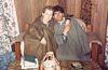 Me on a houseboat, where I stayed, with the owner's son Altaf. A nice guy, and a beautiful houseboat!