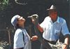 Kissing an ostrich :-)..
