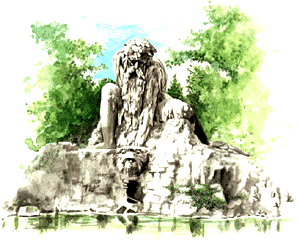 (Villa Demidoff) Il colosso dell'Appennino 