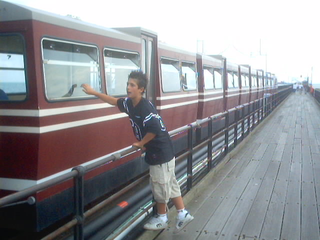 ...Train stop it's not allowed!