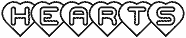 Girly Fonts - Hearts