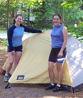 Bev's New Tent