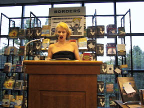 Cheryl at Borders