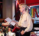 Guest reader Brenda McClain