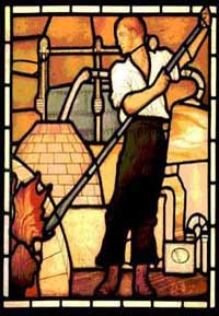 Artistic Image of Worker