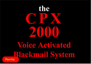 CPX 2000 voice activated blackmail system Flash animation