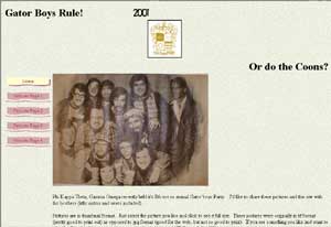 Gatorboys 2001 home page