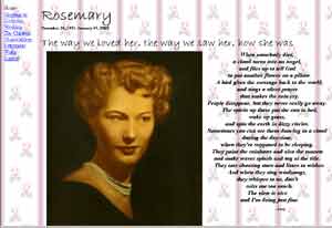 Rosemary's Home Page