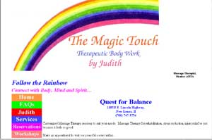 The Magic Touch home page