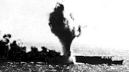Japanese light carrier Shoho under attack May 1942.