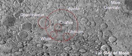Apollo and Chaffee Crater - Moon View