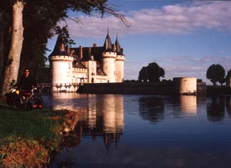 The chateau at Sully on the Loire