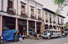 Outside our hotel in Patzcuaro