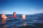  Soaking in Golden Bay 
