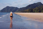 It took about an hour to walk from one end to the other of the Ao Sone beach. One of the 'Survivor' TV series was filmed here.