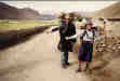  Setting out to Everest from peruche. Traffic is infrequent. We walked.