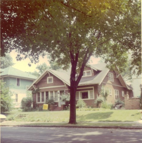 Home of Prof. Glenn Chesnut (Indiana University South Bend) on Marquette Avenue in South Bend c. 1974