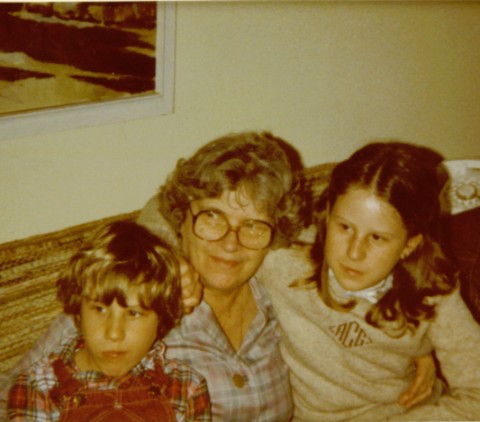 Glynn H. Chesnut with grandchildren Anna Grace and Benjamin