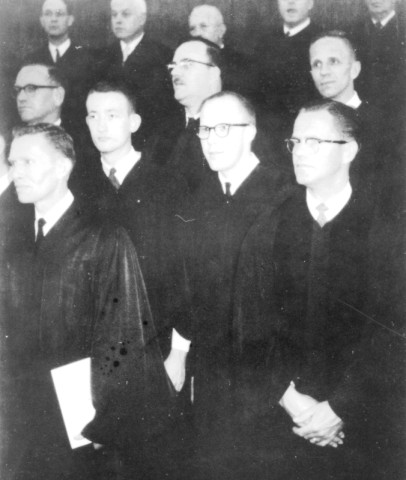 Glenn Chesnut being ordained as a Methodist minister