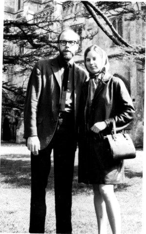 Glenn Chesnut and Roberta Chesnut (now Roberta Bondi) as students at Oxford University
