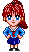 Sakamoto Ryoko, theres also an animated version of Ryoko
