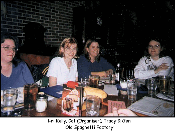 A group at dinner