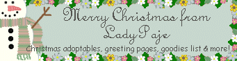 Merry Christmas From Lady Paje!!!