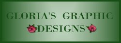 Gloria's Graphics Logo